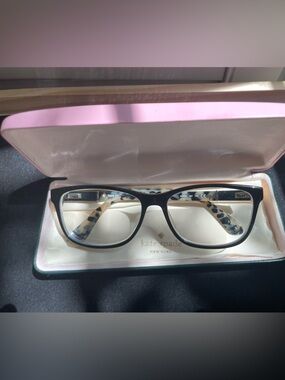 Kate Spade Myrna Eyeglass Frames Black & brown Tortoise